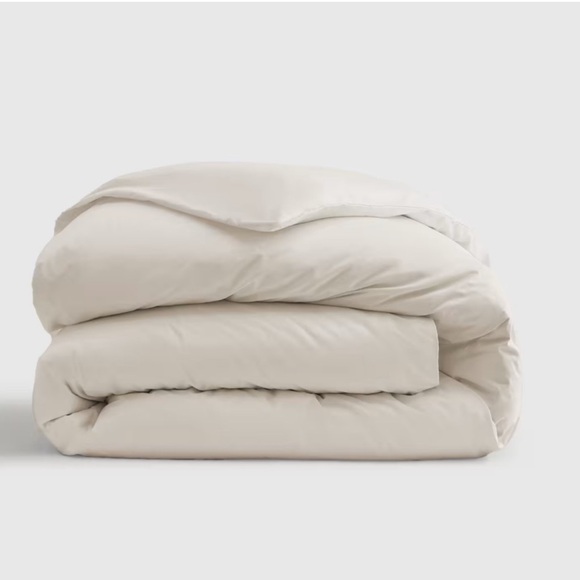 Quince Other - QUINCE Classic Organic Percale Duvet Cover Full/Queen Sand 3582